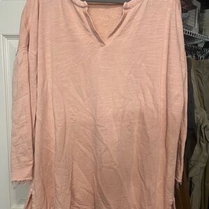 Women's Pink Tunic Top
